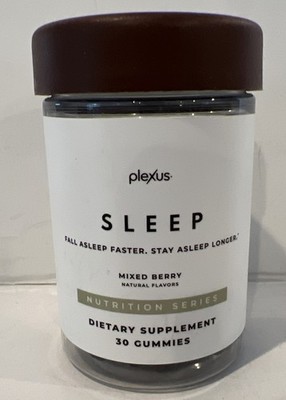 Plexus Sleep Supplement 30 Gummies Mixed Berry Natural Flavor 9/26