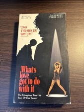 What's Love Got To Do With It 1993 VHS - Angela Bassett, Laurence Fishburne