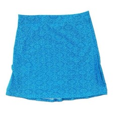 RipSkirt Hawaii Wrap Skirt Medium Length 2 Ocean Batik Blue Size Medium NWT