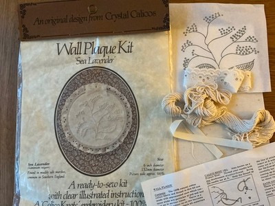 Stickpackung ~ Crystal Calicos ~ Vintage Calico Knoten Stickpackung. 