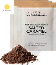 Salted Caramel Hot Chocolate Sachets - Luxury Chocolate Flakes - Pack of 20 Sin