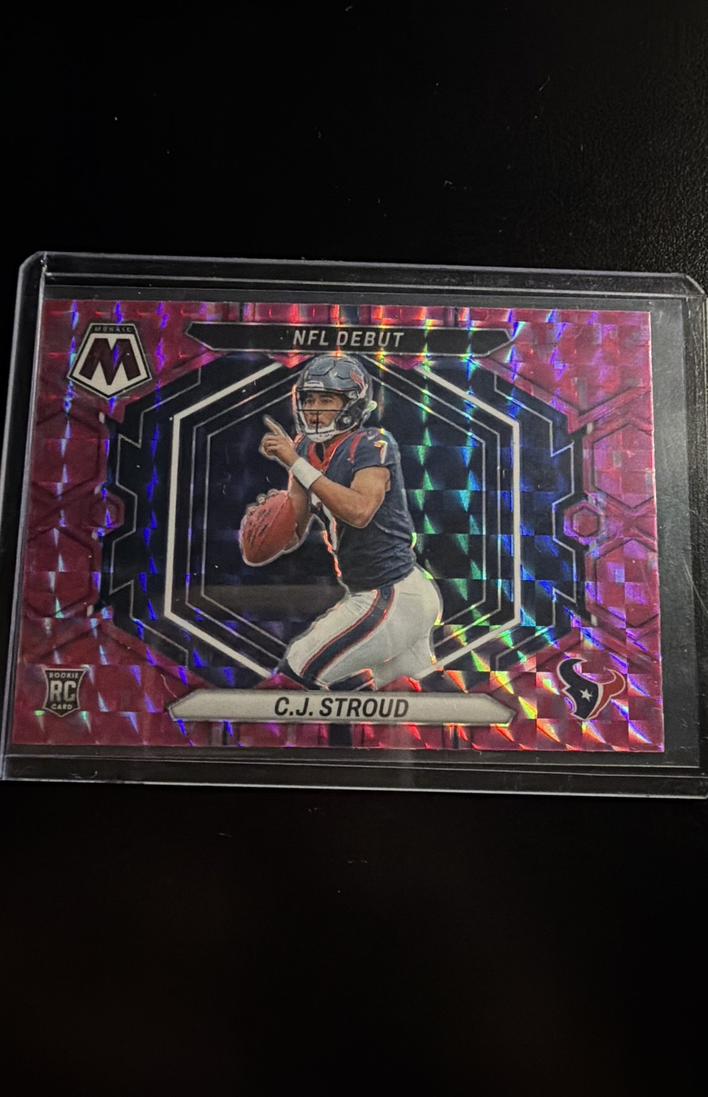 2023 Panini Mosaic - Nfl Debut C.J. Stroud #ND-3 Camo Pink Mosaic Prizm (RC)