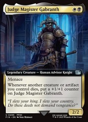 Judge Magister Gabranth (Extended Art) #495/781 Final Fantasy MTG
