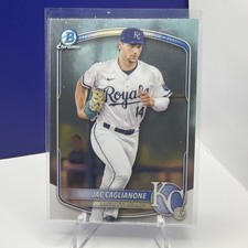 Jac Caglianone 2025 Bowman Baseball #BCP-103 Chrome Prospects KC Royals Rookie