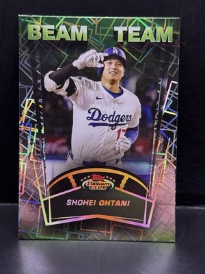 2025 Topps Stadium Club Beam Team Shohei Ohtani SSP Case Hit BT-19