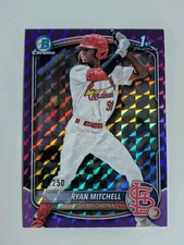 Ryan Mitchell 2025 Bowman Draft Chrome 1st Purple Refractor /250 Cardinals
