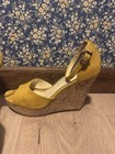 Jessica Simpson Jarella Wedge Sandal Faux Suede Size 7.5 — photo 2