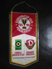 Wimpel Dynamo Dresden-Cercle Brügge,Cup der Pokalsieger 1985