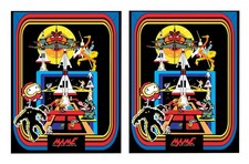 Mame Multicade Classics Side Art Arcade Cabinet Graphics Decals Stickers Set