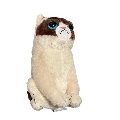 Ripple Junction Grumpy Cat Plush Stuffed Animal Meme Feline 10 Inch 2014
