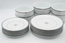 Threshold Arctic Solstice Snowflake Dinner/Salad Plate, Cereal Bowl *SELECT*