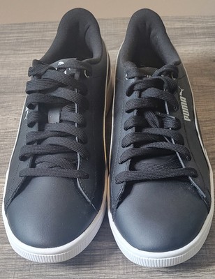Puma Vikky V2  Black Casual Low Top Shoes Sneakers US Size 10