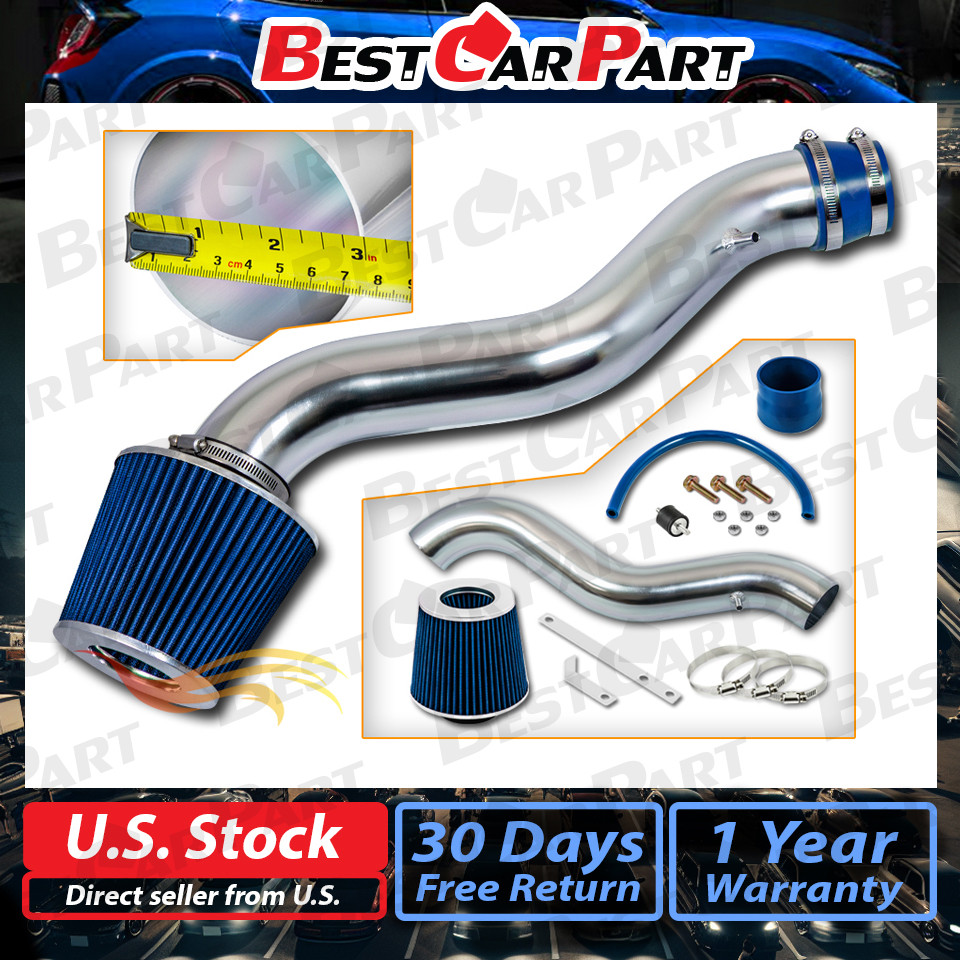 BCP BLUE 1988 1989 1990 1991 Civic/CRX 1.6 Short Ram Air Intake Kit + Filter