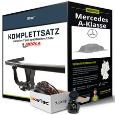 Für MERCEDES A-Klasse Typ W169 Anhängerkupplung starr +eSatz 7pol 04- NEU Für MERCEDES A-Klasse Typ W169 Anhängerkupplung starr +eSatz 7pol 04- NEU