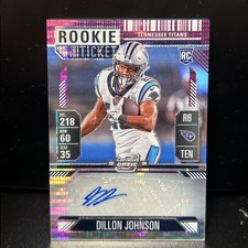 2024 Contenders Optic DILLON JOHNSON RC Purple Auto 20/21