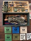 Vintage 1964 Hasbro GI Joe figure early T.M. trademark and accessories lot