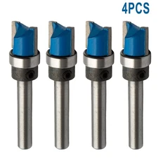 1/4" Shank Router Bits Alloy Cutter Flush Mortise Router Bit Template