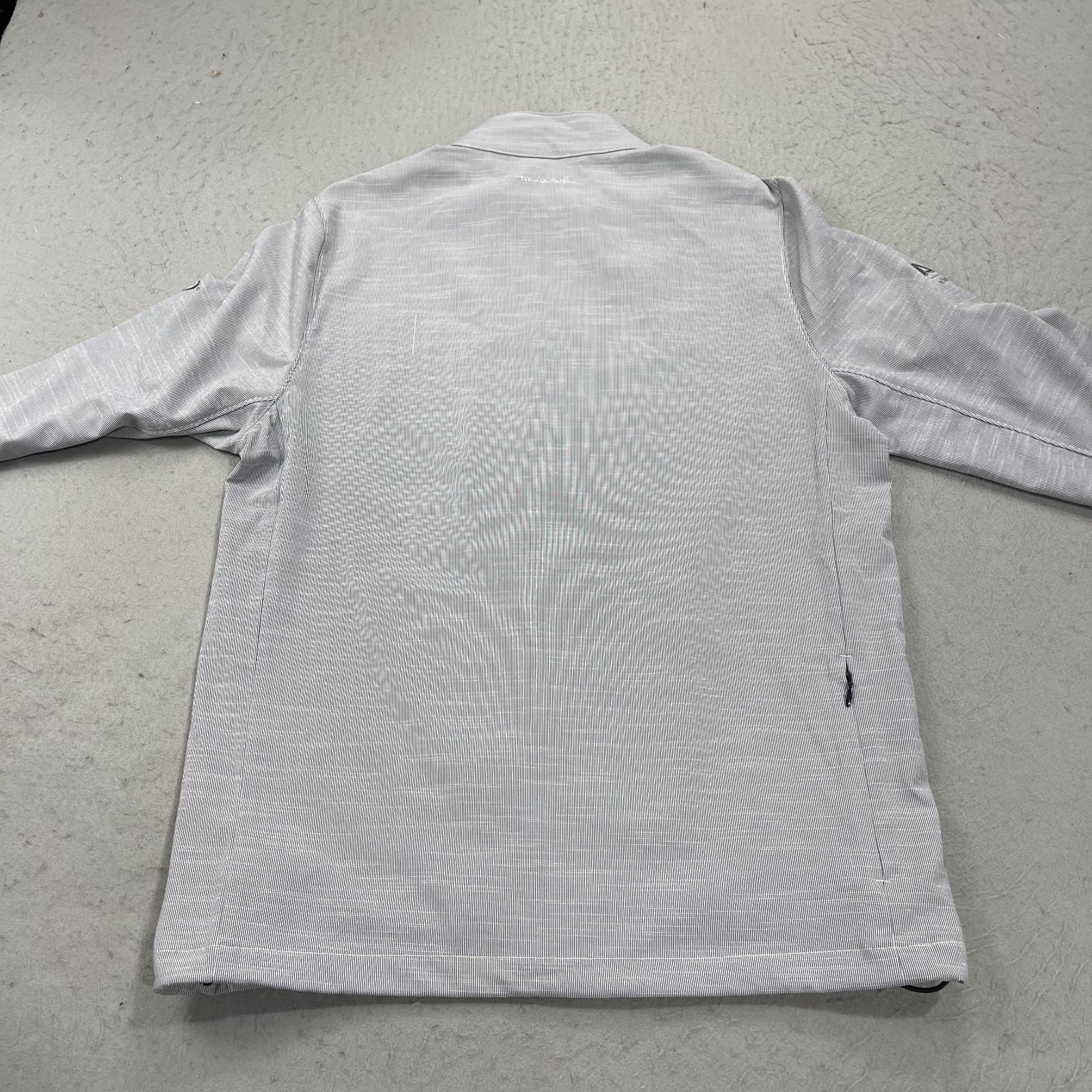 Travis Mathew Golf Jacket Mens Medium Gray Road Soda Full Zip Windbreaker Logos image 7