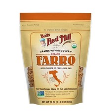 Bobs Red Mill Organic Farro Grain, 24oz (Pack...