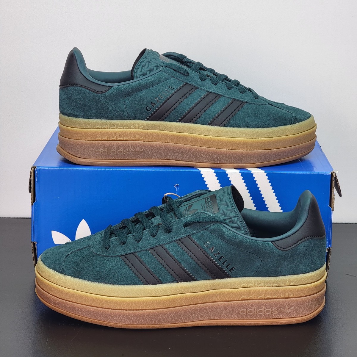 Adidas Gazelle Bold Women's Size 8 Athletic Shoes Green Training