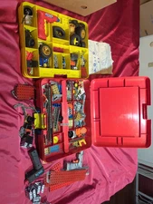 1940"S Lot A. C. Gilbert ERECTOR SET M8453A W Lots Of Extra Pieces Other Sets