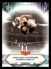 2021 Topps WWE #30 Angel Garza Outperforms Humberto Carrillo