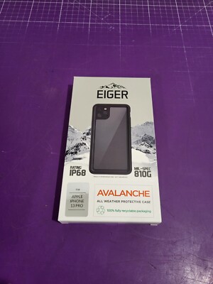 Eiger Avalanche Case iPhone 13 Pro IP68 schwarz EGCA00334