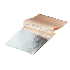 Imitation Silver Loose Leaf (4 booklets, 100 sheets) 5.5" x 5.5"