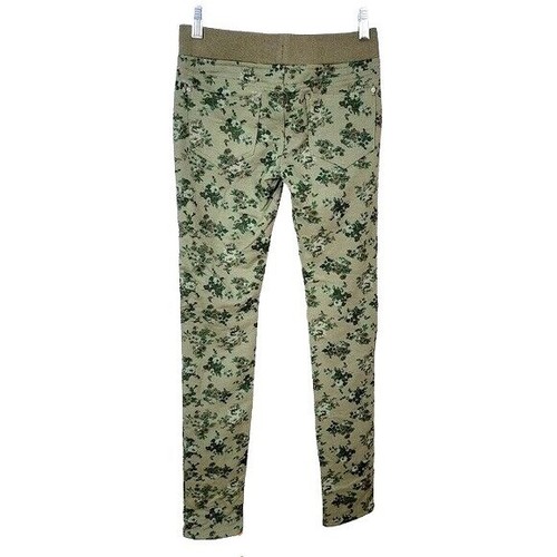 Vigoss Girls Floral Jeggings Pants Green Size 14 Pockets Pull On Leggings NWT - Picture 4 of 6