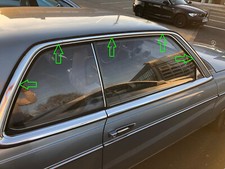 5m Unterlagengummi Chromleiste passt bei Mercedes W126 C126 SEC Coupé 500 560