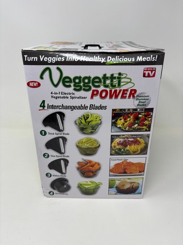 Veggetti Power Vegetable Spiralizer Electric 4-in-1 As Seen on TV 2 Qt 17009 - Picture 2 of 4