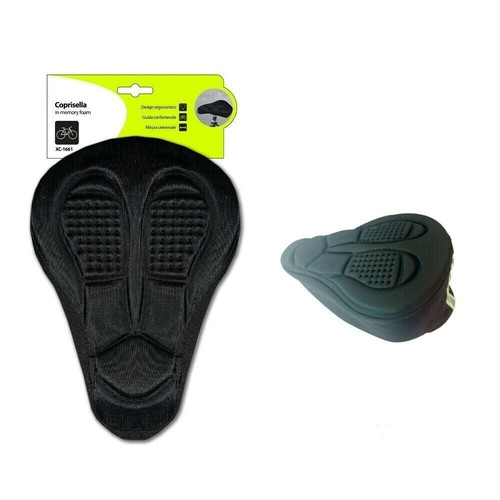 COPRISELLA COPERTURA SELLA SELLINO IN MEMORY FOAM PER BICI BICICLETTA  XC-1661 | eBay