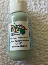 1oz Color for Earth Color Concentrate Ceramic Glaze CC 163 Shadow Green
