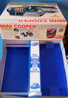 Kyosho 1/10 Mini Cooper R/C – Nos 3055 & 3056 – Carrosserie Peinte – Rare – 1991