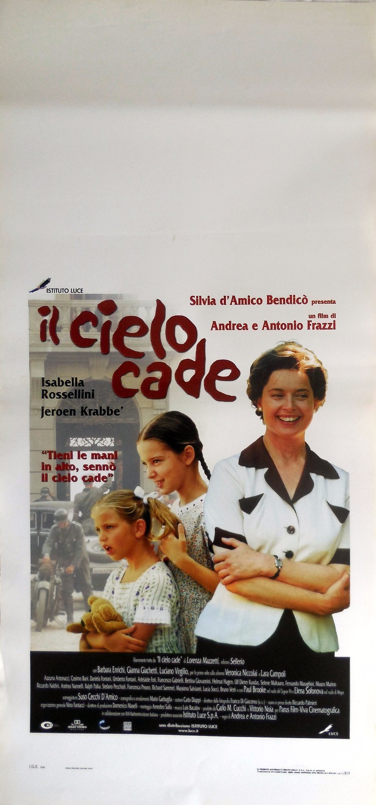 Locandina originale film Il cielo cade (2000) - Regia di Andrea Frazzi, Antonio Frazzi
