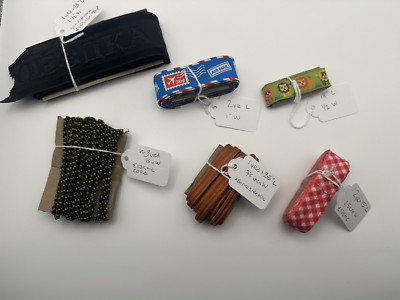Vintage/Modern Jaquard Embroidered Ribbon and Elastic Trim