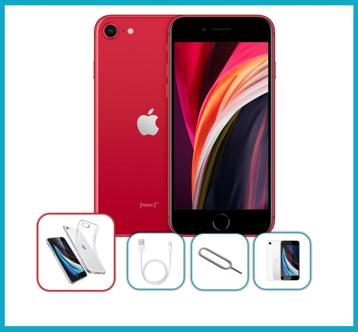 Apple iPhone SE 2nd Gen. (PRODUCT)RED - 64GB (Unlocked) A2296 (GSM