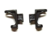 2 X Torche Mur Titulaire Anthracite Playmobil À Système Enfichable Château-fort