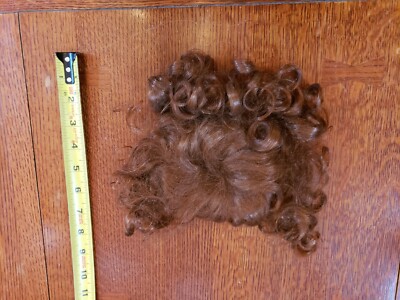 Vintage Doll Auburn Brown Wig Toy