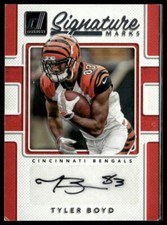 2017 Donruss #SM-TBD Tyler Boyd Signature Marks Cincinnati Bengals