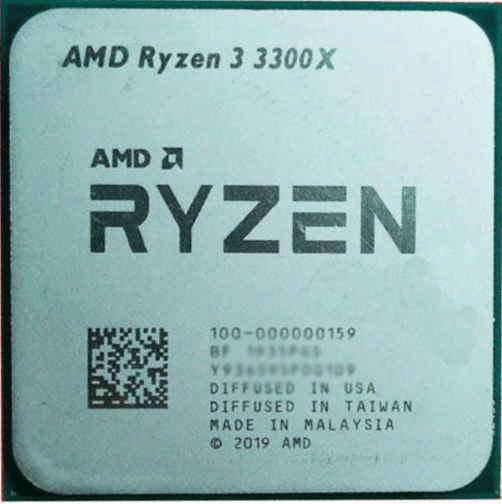 AMD Ryzen 3 3300X R3 3300X 3.8-4.3GH 4Core 8Thr 65W Socket