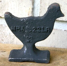 Vintage NRA .22LR Iron Bird / Chicken Shooting Target