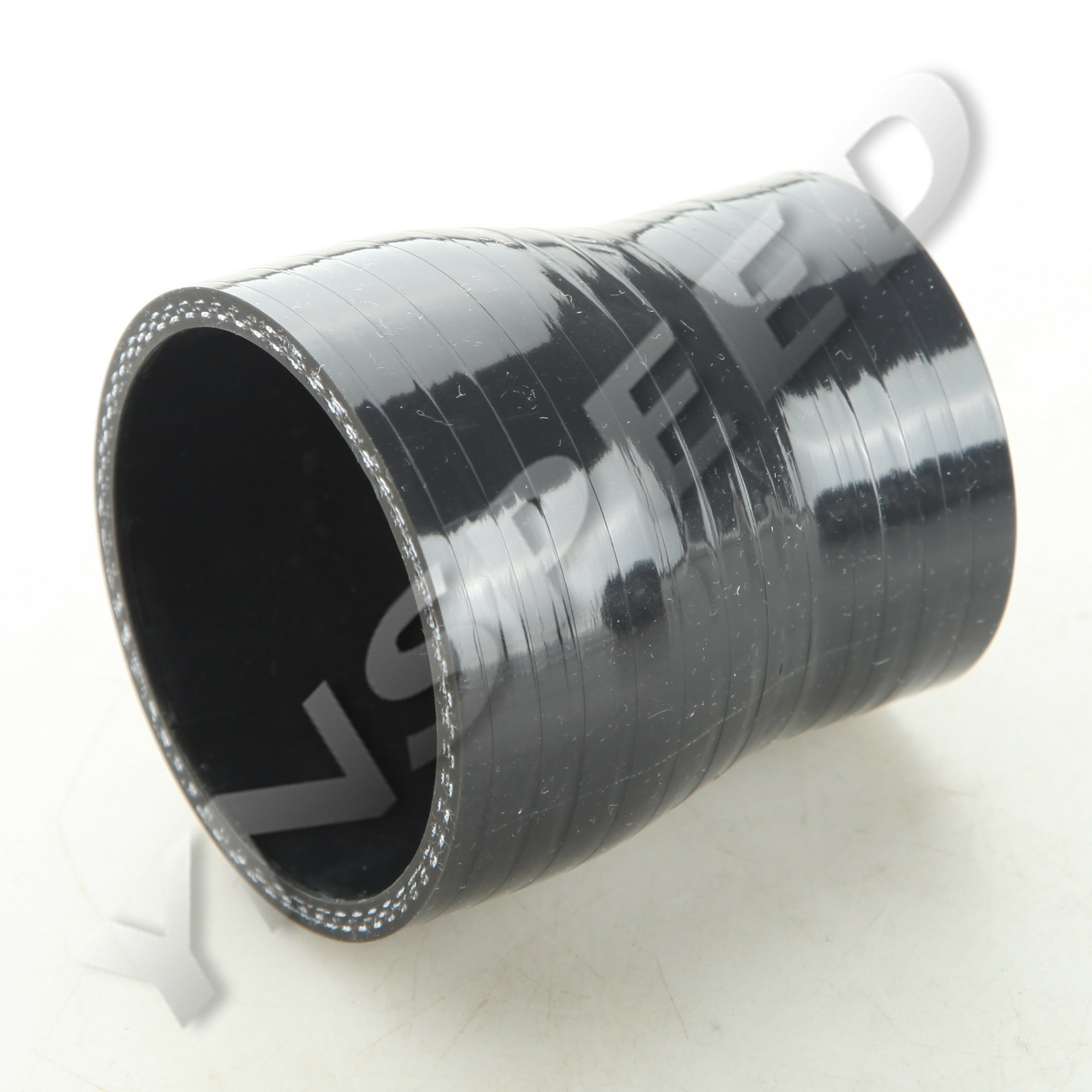 Black 45° Degree 2" Inch Reducer 50mm Coupler Radiator Silicone