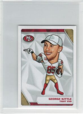 George Kittle 2020-21 Panini #519 Big Head Sticker 49ers - Main Image