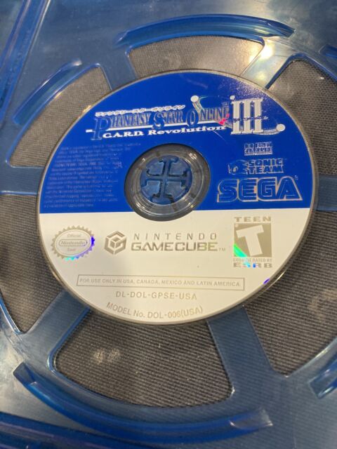 Phantasy Star Online III Card Revolution GAMECUBE DISC ONLY | eBay