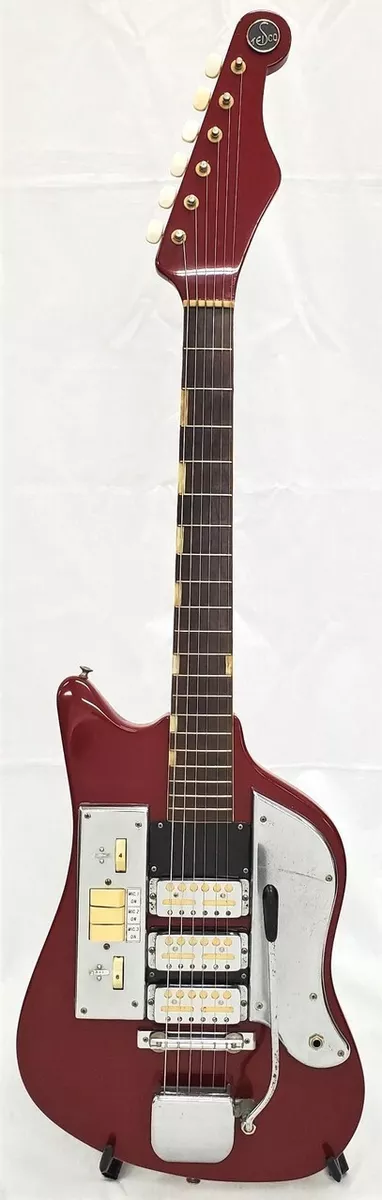 Teisco SS-3L w/ Gold Foil Pickup Red Made in Japan 1960s Vintage Guitar, v2466
