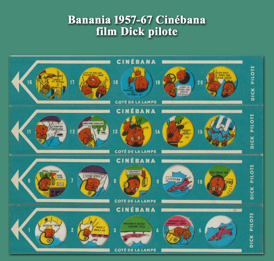 Banania 1957-67, Cinébana, Film de 4 bandes « Dick Pilote » - Photo 1/1
