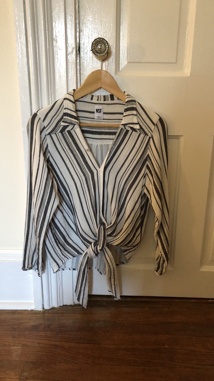 NSF cotton muslim tie blouse excellent condition - image 3