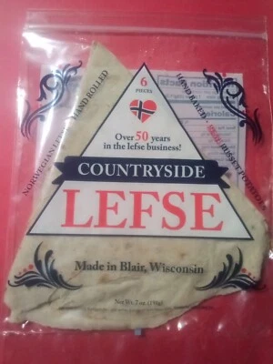 FESTIVAL Hand Rolled & Hand Baked Norwegian Lefse Free Shipping