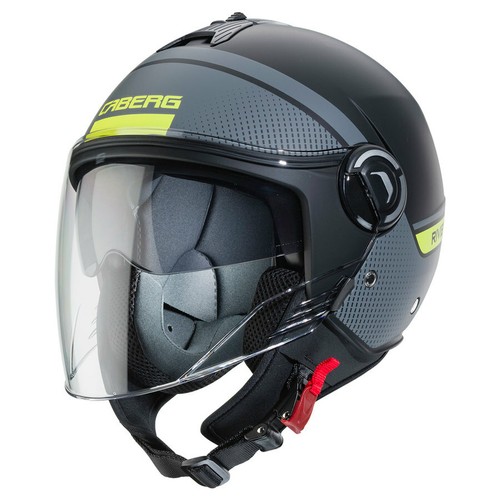 Casco Scooter Moto JET RIVIERA V4 ELITE Colore Nero Fluo Taglio XL | eBay